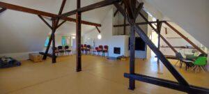 Kaminzimmer / Theater unterm Dach des Kinderbauernhauses Dresden Nickern