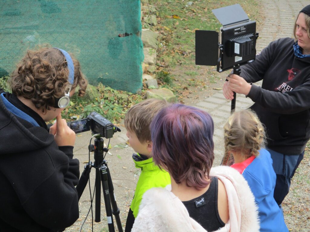 Mediencamp auf dem Kinder- und Jugendbauernhof Nickern in Dresden